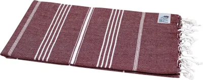 Produktbild von Hamam und Saunatuch Baumwolle 100x180 cm "Sultan" bordeaux