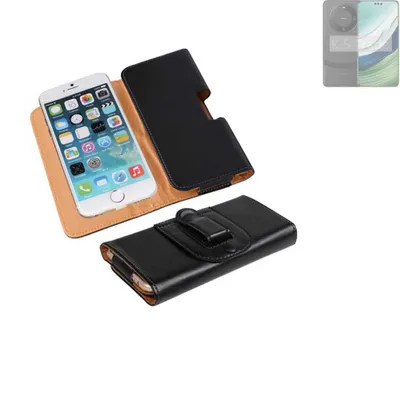 Produktbild von K-S-Trade Schützhülle Handyhülle kompatibel mit Huawei Mate 60  Holster Gürtel Tasche Schutzhülle Handy-Tasche Smartphone Case Seitentasche