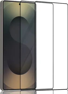 Produktbild von 2-Pack Samsung S25 Ultra Displayschutzfolie – gehärtetes Glas 9H – Super Qualität 3D