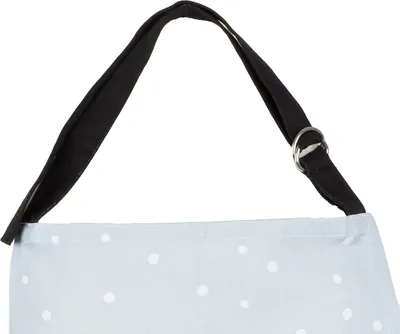 Obrázok produktu pre Zástera Gilde, „Píp, píp, píp“, motív srdca, nápis, bavlna, biela, balenie po 3 ks, šírka 70 cm, výška 85 cm 58334 4063387583340