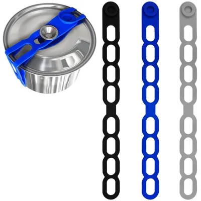 Silikon-Deckelhalter, 3er-Set, elastisch, hitzebeständig, 54,5 cm