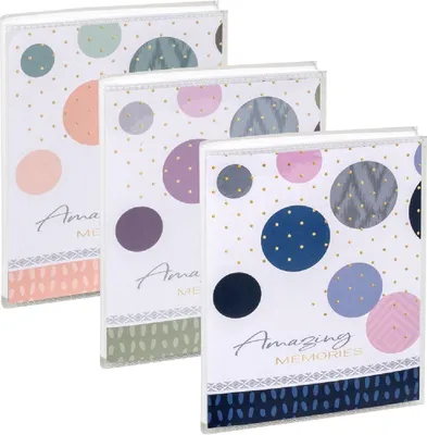 Image de Walther Album photo à pochettes Amazing Memories 9x13 cm pour 20 photos couleurs assorties