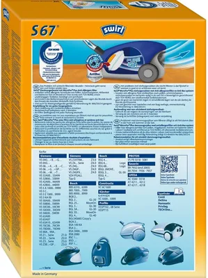Produktbild von Staubsaugerbeutel S 67 mit MicroporPlus-Filter VE=3x4 Stück