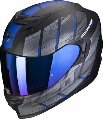 Immagine prodotto di Casco moto SCORPION EXO-520 EVO AIR MAHA nero opaco/blu S