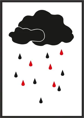 Produktbild von Bildplakat im Rahmen, A4 cm, Wolke, PD120