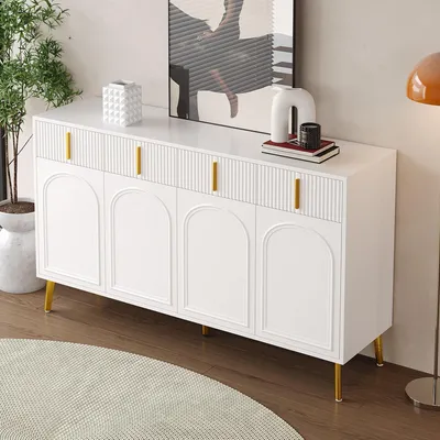 Image de Buffet moderne avec 4 portes et 4 tiroirs