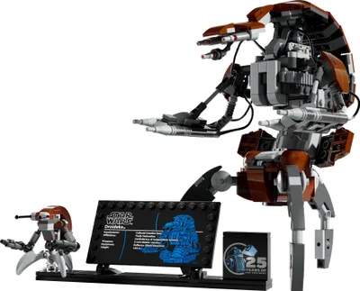 Produktbild von LEGO Star Wars Droideka Set, Droiden-Modellbausatz für Erwachsene, Deko für das Büro, Sammlerstück, Geschenkidee für Männer und Frauen 75381