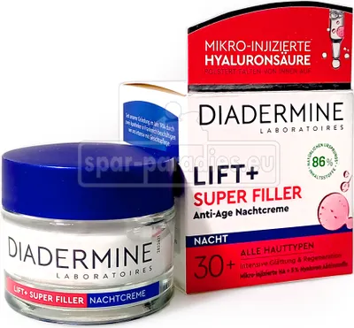 Obrázok produktu pre Nočný krém proti starnutiu Diadermine Lift+ Super Filler, 50 ml