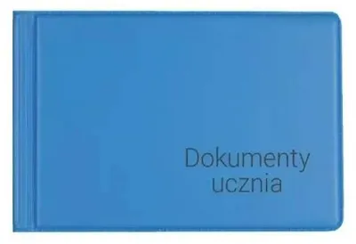Imagen del producto de BIURFOL, funda para documentos escolares, color azul cielo, tamaño A6