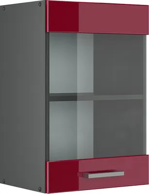 Produktbild von Küchenglasschrank Vicco R-Line Rot Hochglanz 40 cm, Model 34925