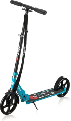 Obrázek produktu pro Xride® City Scooter Koloběžka pro děti a dospělé, městská koloběžka, odrážecí koloběžka - kuličková ložiska ABEC 7 - do 100 kg - skládací koloběžka