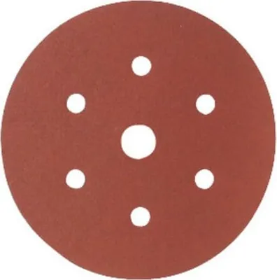 Immagine prodotto di Disco abrasivo in carta con velcro Starcke (A) con 6 fori + 1, diametro 150 mm, grana: 80