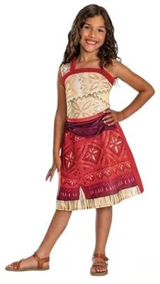 Produktbild von Disney Moana 2 Disney Vaiana 2 Kostüm für Kinder, offiziell lizenziertes Vaiana Kostüm, detailreiche Druckdetails, inspiriert vom Film Vaiana 2, leicht anzuziehen, 3–4 Jahre, Karnevalskostüm, Kind, Weiblich, Film, Prinzessin, Mehrfarbig