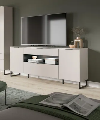 Produktbild von Sideboard Noida | Kaschmir / schwarz ohne Beleuchtung