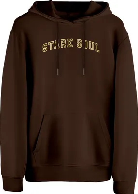 Produktbild von Stark Soul®  Hoodie - Kapuzen-Sweater College Uni, 270 GSM - innen angeraut - French Terry, Farbe: Braun, Gr: L