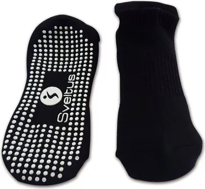 Produktbild von anti-Rutsch-Yoga-Socken schwarz Größe S (36-38)