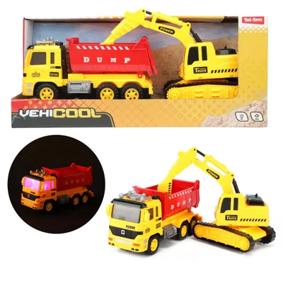 Image de Camion-benne Vehicool avec pelleteuse. 24069A