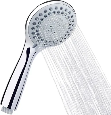 Produktbild von Duschkopf, Handbrause, 5 Strahlarten, wassersparend
