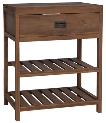 Immagine prodotto di Mobile da bagno vidaXL, legno massello di teak, naturale, 60 x 45 x 75 cm