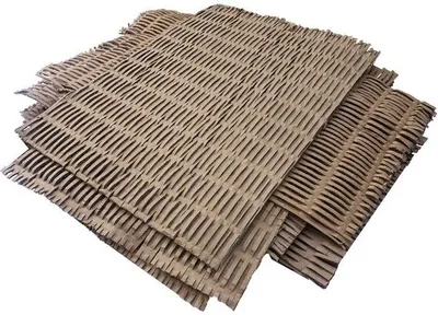 Produktbild von 1x Füllmaterial Polstermatten Wellpappe Kartonage Shreddermaterial Recycling 15kg