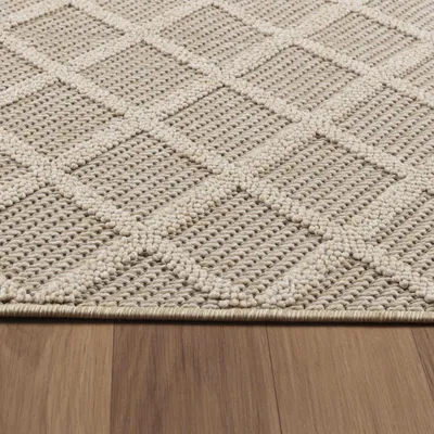Produktbild von Outdoor Teppich Piero Läufer, Farbe: Beige, Größe:80x250 cm