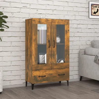 Immagine prodotto di vidaXL Credenza rovere fumé 70x31x115 cm materiale a base di legno