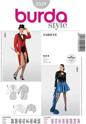 Produktbild von Nähmuster Kostüm, Damen, Größe 36-50, für Karneval