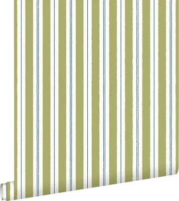 Immagine prodotto di ESTAhome carta da parati strisce verde e blu 50 x 900 cm