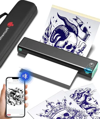 Imagen del producto de Impresora de plantillas para tatuajes térmicos - Máquina de plantillas - Impresora de transferencia - Impresora de diseños
