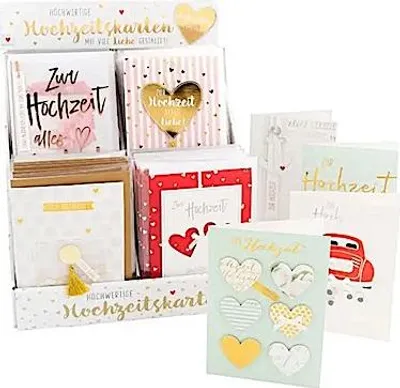 Produktbild von Depesche Hochzeitskarten Designers Best - ein Stück