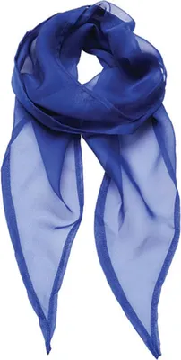 Immagine prodotto di Premier Workwear PR740 | Sciarpa Sciarpa da donna in chiffon a colori - 98 x 16,5 cm - Colore: Royal (circa Pantone 286) - Dimensioni: 98 x 16,5 cm