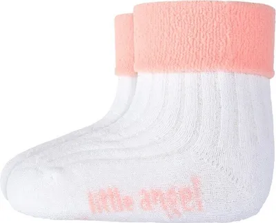 Produktbild von Frotteesocken Outlast® - weiß/hellrosa, 10-14 | 7-9 cm