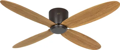 Produktbild von Energiespar Deckenventilator mit Fernbedienung Eco Plano II WiFi 132 cm Bronze / Eiche
