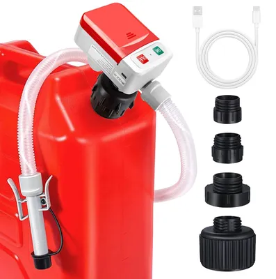 Produktbild von Kraftstoffumfüllpumpe mit Auto-Stopsensor und 4 Adaptern