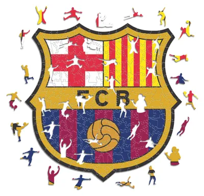 Produktbild von Iconic Puzzles FC Barcelona Logo, 150 Stück(e), Sport