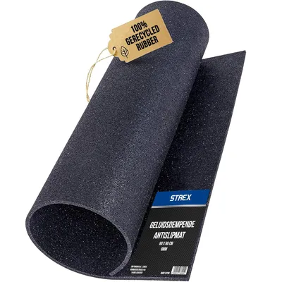 Productafbeelding van Trillingsdempende mat voor wasmachine, 60 x 60 cm, rubber, geluidsabsorberend