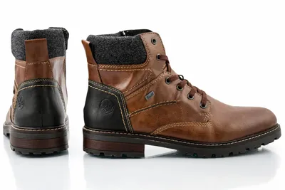 Produktbild von Rieker Herrenschuhe Stiefel Schnürer Stiefel Braun Freizeit, Schuhgröße:41 EU