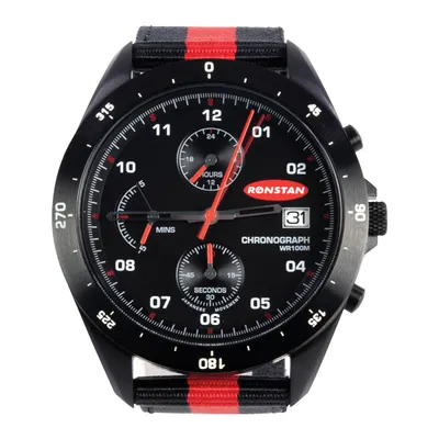 Produktbild von Ronstan ClearStart analoge Segeluhr 43 mm schwarz Edelstahl p