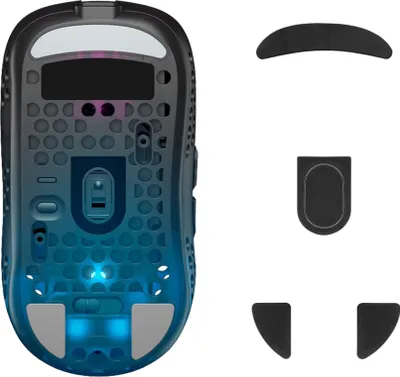 Produktbild von kwmobile Mouse Feet Sticker kompatibel mit Xtrfy MZ1W Ersatz Glider - Mausfüße passgenau - Maus Glides in Schwarz