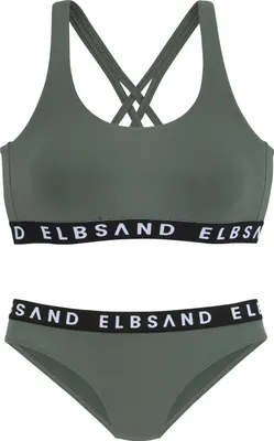 Produktbild von Elbsand Bustier-Bikini oliv Größe 40 A/B