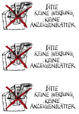 Obrázek produktu pro Herma 5742 Hinweisetiketten Keine Werbung Anzeigenbl. Wetterfest