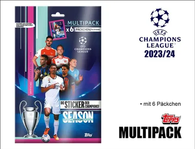 Produktbild von Topps UEFA Champions League 2023/2024 Sticker – MULTIPACK