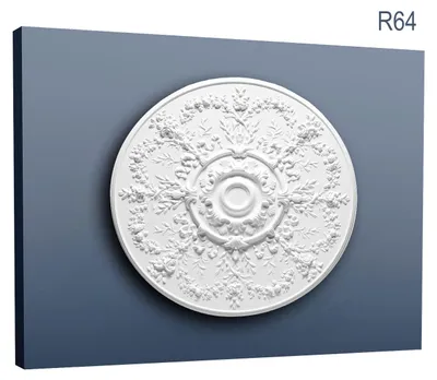 Produktbild von Orac Decor R64 LUXXUS hochwertige Deckenrosette Lampen Einrichtungs Stuck Rosette 95 cm