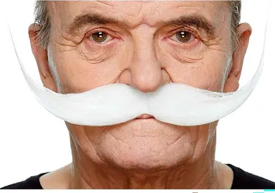 Obrázek produktu pro Mom Moustache Beige Beige Jedna velikost