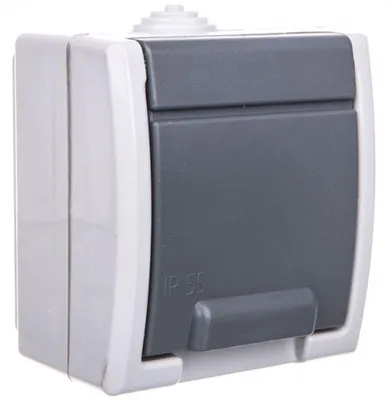 Immagine prodotto di Elektroplast Socket Aquant Grey Ip55 1244-10