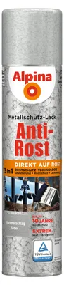 Produktbild von Alpina Sprühmetallschutz-Lack Hammerschlag 400 ml silber