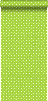Immagine prodotto di ESTAhome Carta da parati a pois verde lime - 115743 - 53 cm x 10,05 m
