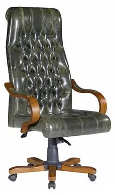 Produktbild von Chesterfield Bürostuhl Sessel Wohnzimmer Chefsessel Bürosessel Drehstuhl Stuhl