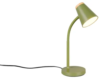 Image de LED, lampe de table, plastique, vert, flexible, H 36 cm