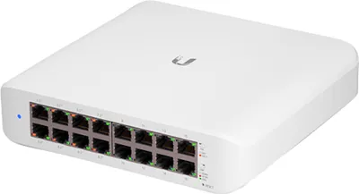 Produktbild von Ubiquiti UniFi Switch Lite 16 PoE L2 Gigabit Ethernet (10/100/1000) Power over Ethernet (PoE) Weiß
